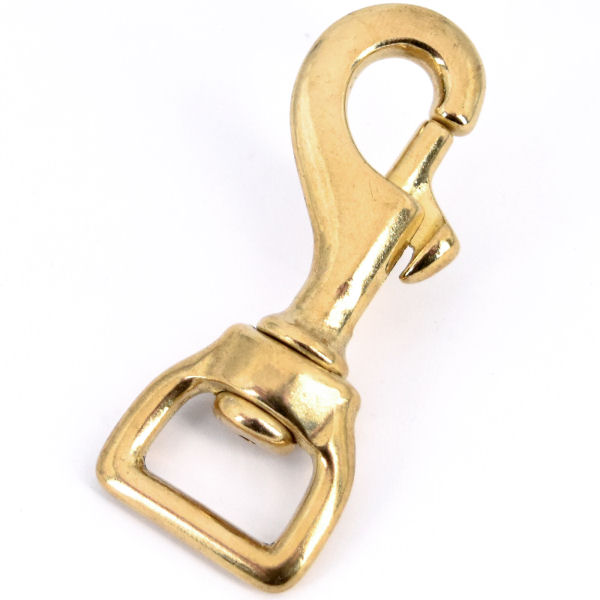 Bolzen-Karabinerhaken für 20mm | MESSING massiv Bolzen-Karabinerhaken für 20mm | MESSING massiv