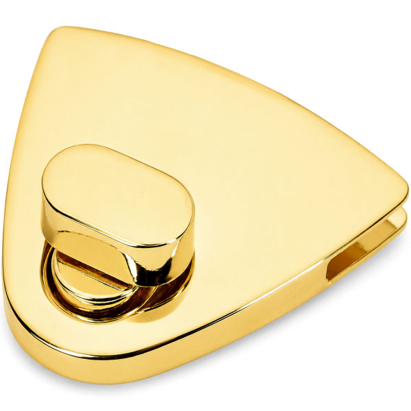 DESIGN-Drehverschluss 50x40 mm | gold pol.