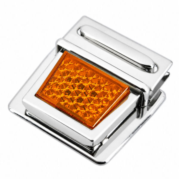 Reflektor-Steckschloss 48mm | orange