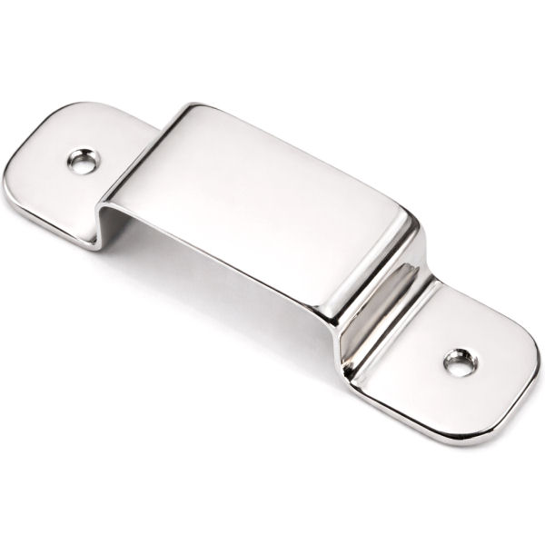 PREMIUM-Kofferkrampe 32mm | nickel poliert