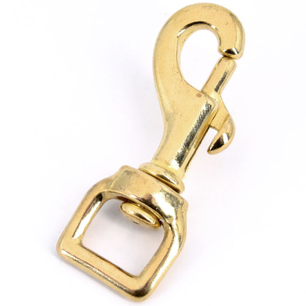 Bolzen-Karabinerhaken für 16mm | MESSING massiv Bolzen-Karabinerhaken für 16mm | MESSING massiv