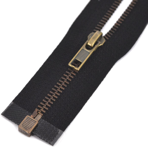 METALL-Reißverschluss 55cm | schwarz/brüniert METALL-Reißverschluss 55cm | schwarz/brüniert