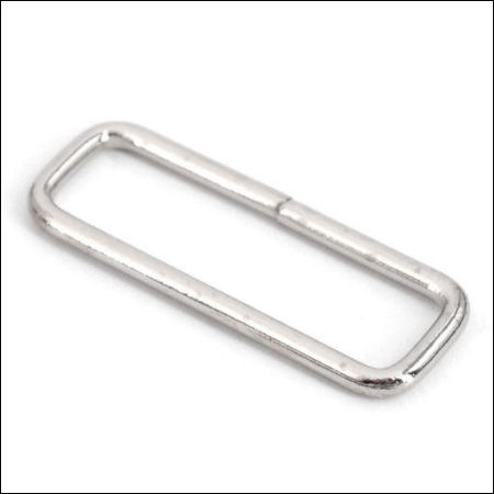 Schlaufe, Rundraht, vernickelt, für 30 mm