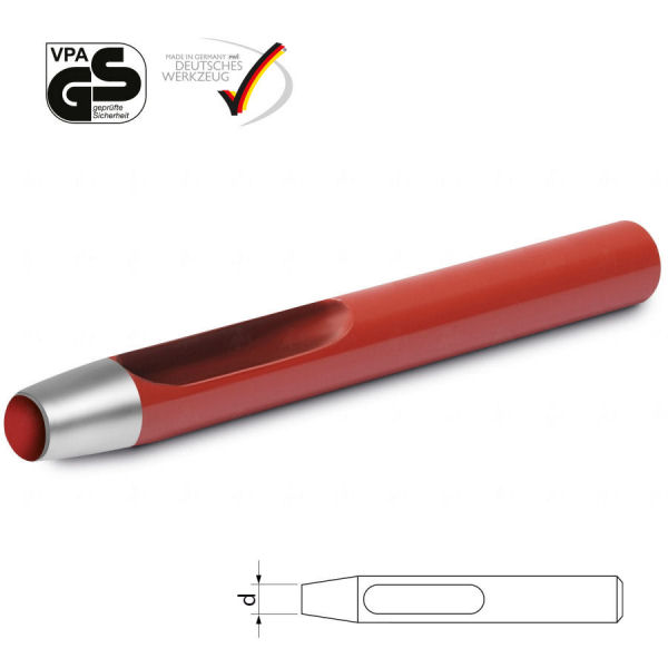 847-9-TV-600-Rundlocheisen-Locheisen-Lochpfeife-Stanze-Qualit-t-Werkzeug-Deutschland-Germany-Leder-Hersteller-shop-kaufen Locheisen, rund - Ø 14 mm