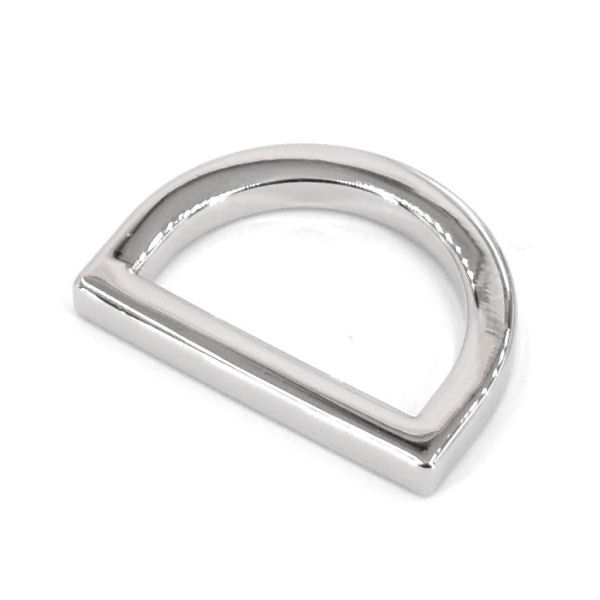 DESIGN D-Ring 25 mm, nickel poliert DESIGN D-Ring 25 mm, nickel poliert