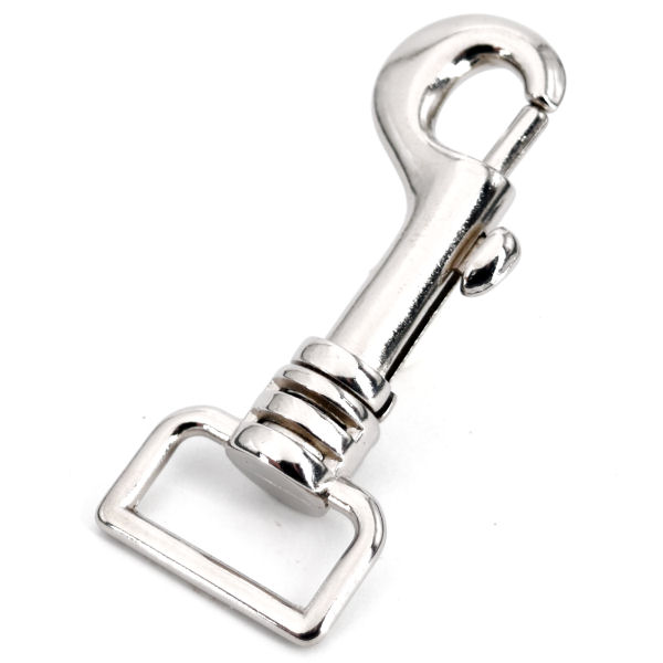 Taschen-Karabinerhaken für 20 mm | nickel pol. Taschen-Karabinerhaken für 20 mm | nickel pol.
