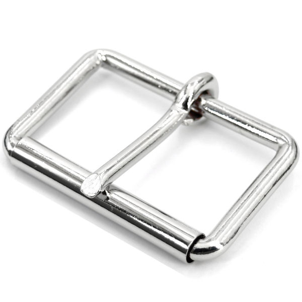 Rollschnalle, geschweißt, vernickelt, für 60 mm Rollschnalle, geschweißt, vernickelt, für 60 mm