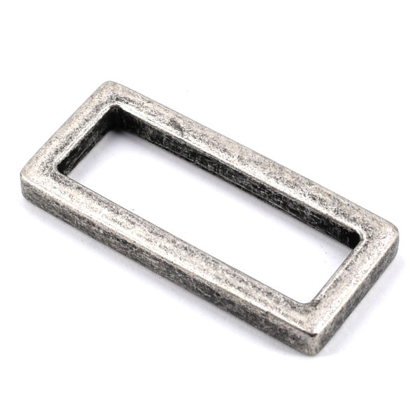 R-8560-40-asil-8-TV-600-DESIGN-Griffring-40-mm-altsilber-Schlaufe-Halter-Henkel-Taschen-Lederwaren DESIGN-Griffring, altsilber, für 40 mm