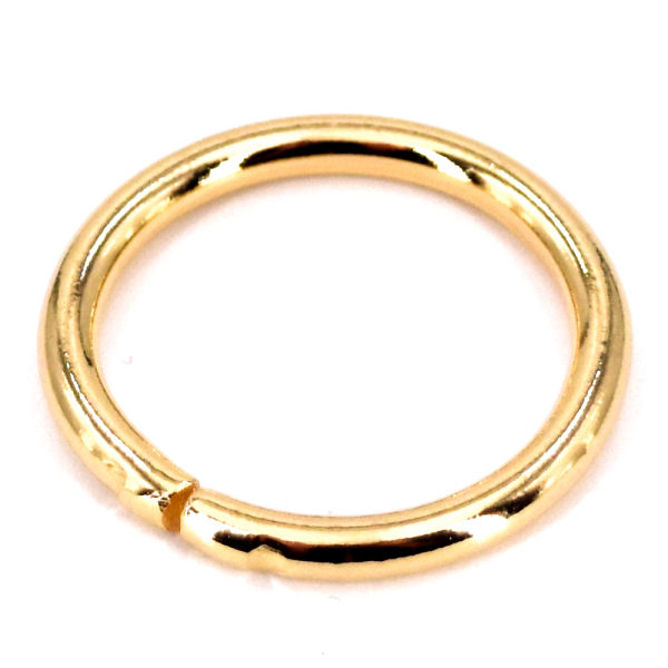 Ring, gold pol., für 16mm