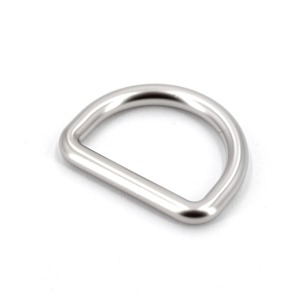 R-7563-25-nima-8-TV-600-DESIGN-Qualit-t-halbrund-Ring-D-Ring-Griffring-se-25mm-matt-Gurte-Henkel-Taschen-Lederwaren-OEM-Hersteller-shop-kaufen DESIGN D-Ring 25 mm, nickel matt