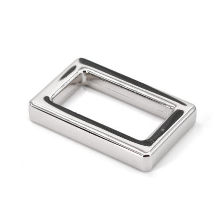 R-8560-25-ni-8-TV-448-DESIGN-Griffring-Vierkantring-Rechteckring-Schlaufe-se-Halter-25mm-siber-nickel-chrom-Henkel-Tasche-Lederwaren-Hersteller-shop-kaufen DESIGN-Griffring, nickel poliert, für 25 mm