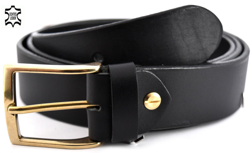 GL-8084-35-sz-600-G-rtel-Echt-Leder-Germany-35-mm-schwarz Gürtel ECHT LEDER - 3,5 cm