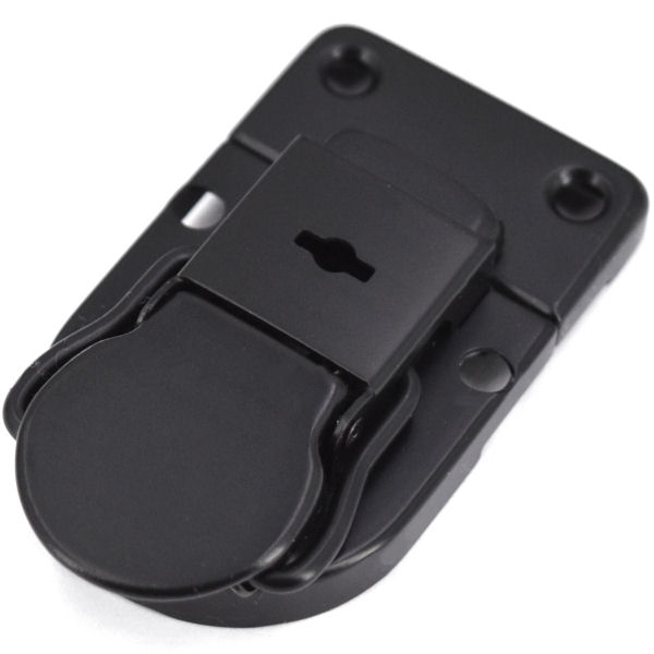 Aufbauschloss 65x35 mm | schwarz Aufbauschloss 65x35 mm | schwarz