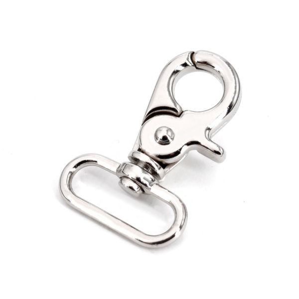 376-C4445-25-ni-TV-600-Scherenkarabinerhaken-Schere-Haken-25-mm-silber-nickel-chrom-Tasche-Rucksack-Lederwaren-Hersteller-shop-kaufen Zier-Karabinerhaken, nickel poliert,für 25 mm