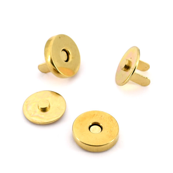 Mini-Magnetschloss 14mm | gold pol.